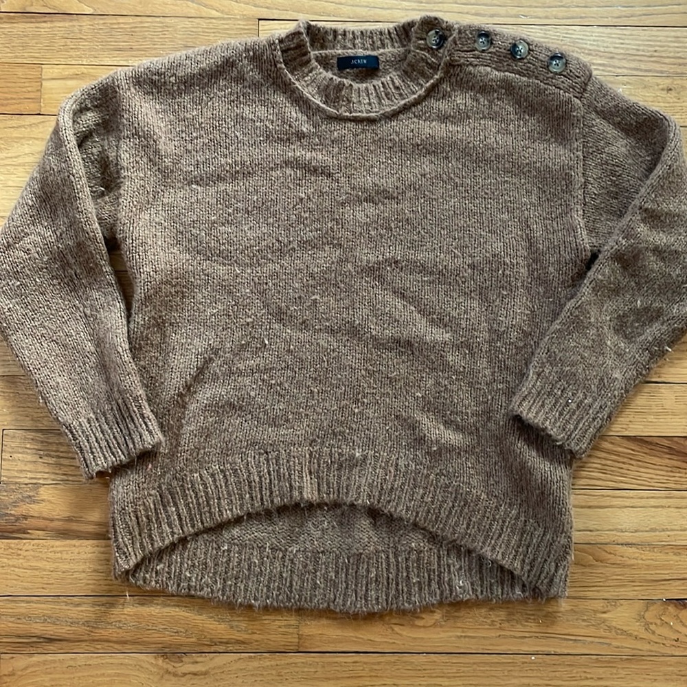 Brown jcrew sweater